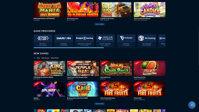 Punt Casino — Games by studio