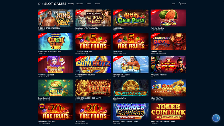 Punt Casino — Games lobby