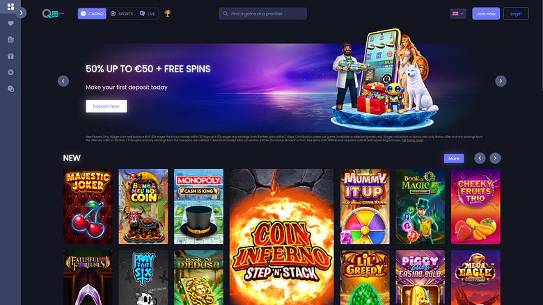 Q88bets — Homepage