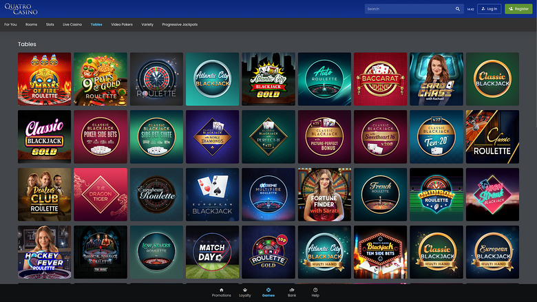Quatro Casino — Tables