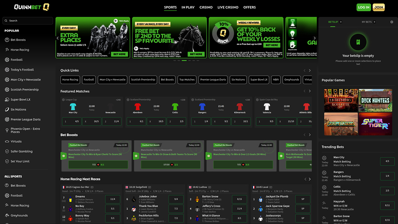 QuinnBet Casino — Sportsbook
