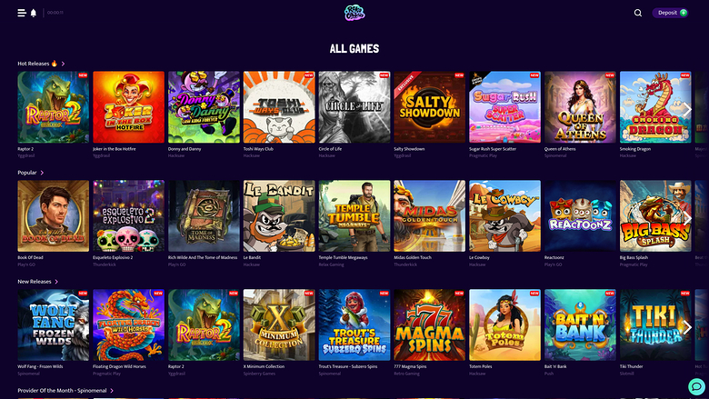 Reko Casino — Games lobby