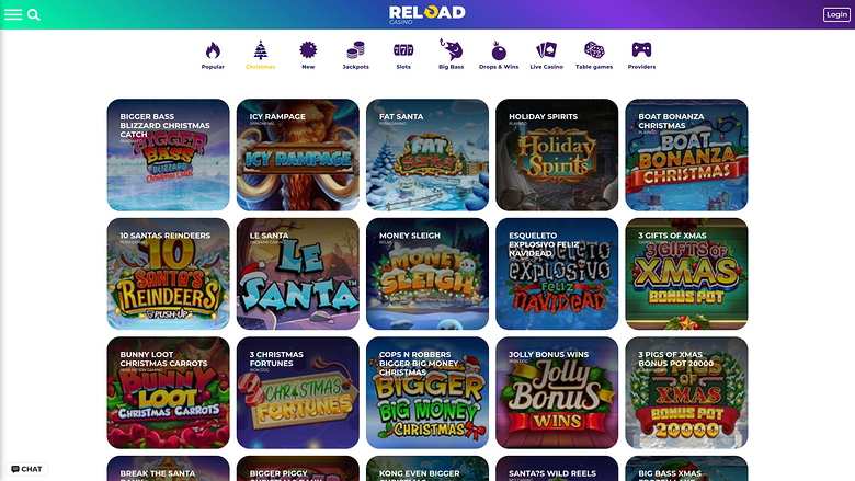 Reload Casino — Christmas