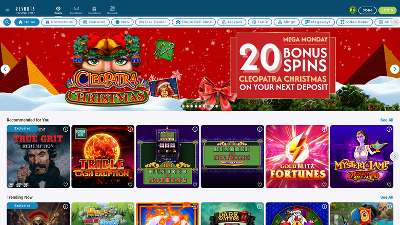 Resorts Casino — Homepage