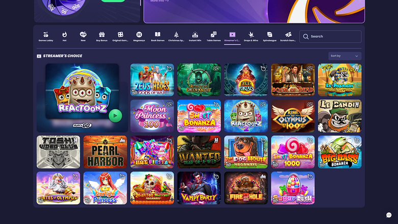 ReSpin Casino — Streamers choice