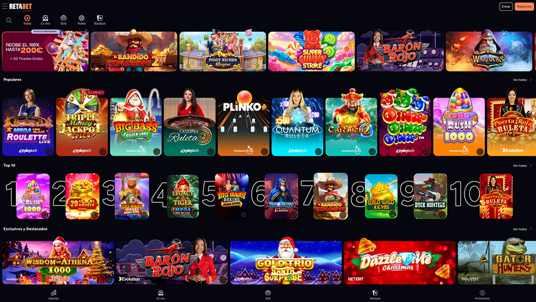 RetaBet — Homepage