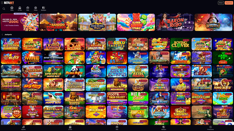 RetaBet — Jackpot games