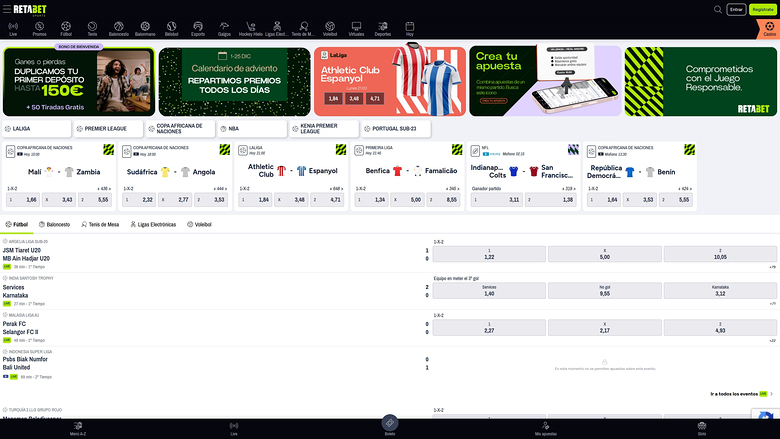 RetaBet — Sportsbook