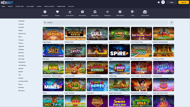 Rexbet Casino — Gamedevelopers