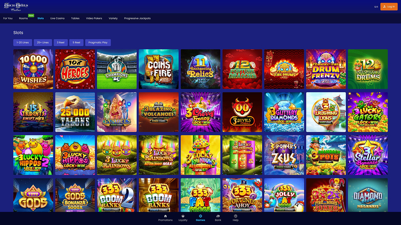 Rich Reels Casino — Games lobby