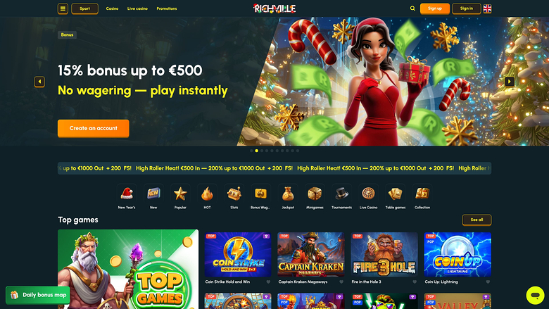 Richville Casino — Homepage