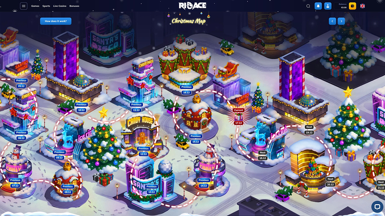 Rioace Casino — Xmas map