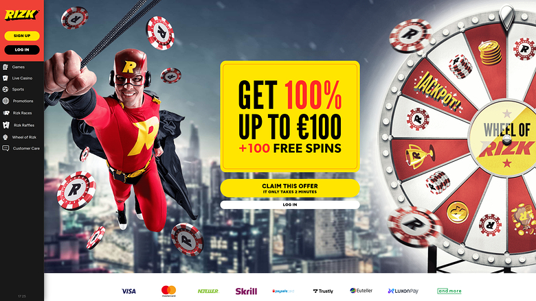 Rizk Casino — Homepage