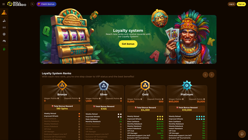 Roll Dorado Casino — VIP section
