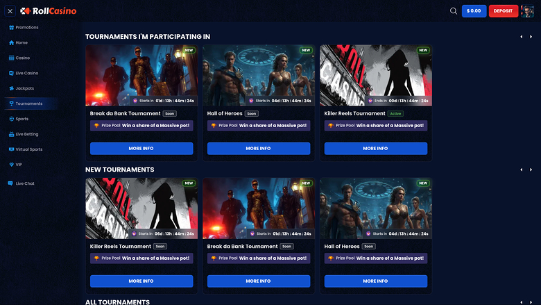 RollCasino — Tournaments