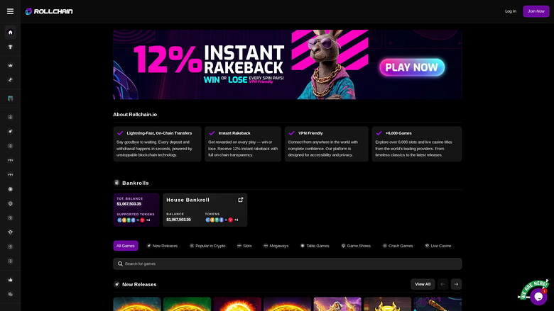 RollChain Casino — Hp