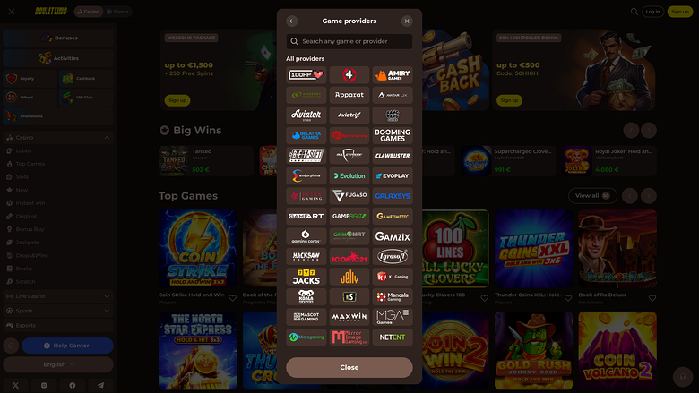 Roulettino Casino — Games by studio