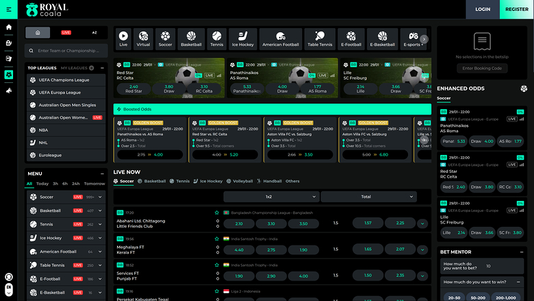 Royal Coala Casino — Sportsbook