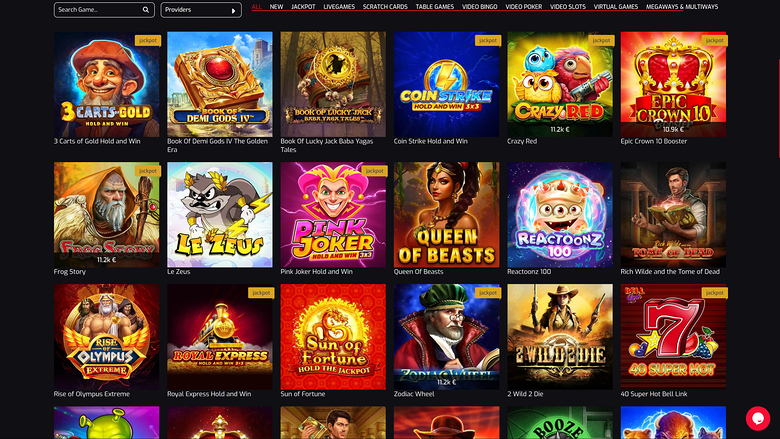 Royal Stars Casino — Games lobby