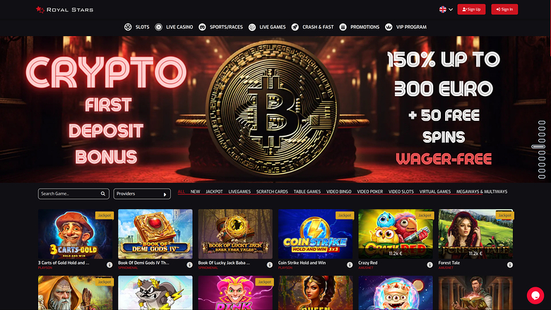 Royal Stars Casino — Homepage