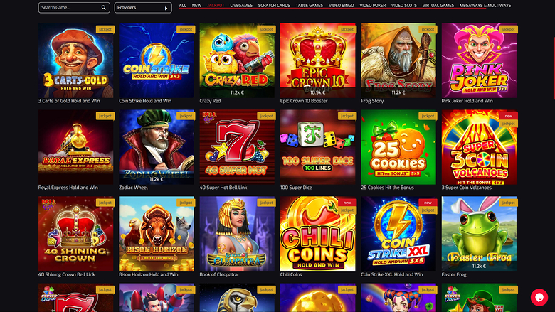 Royal Stars Casino — Jackpot games