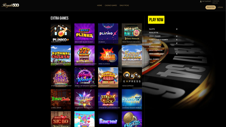 Royale500 Casino — Casual cames
