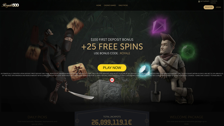 Royale500 Casino — Homepage