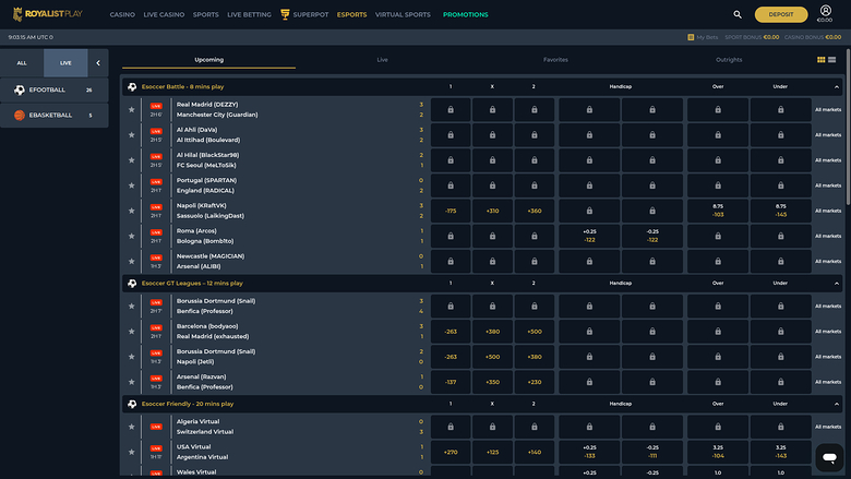 Royalist Play Casino — Sportsbook