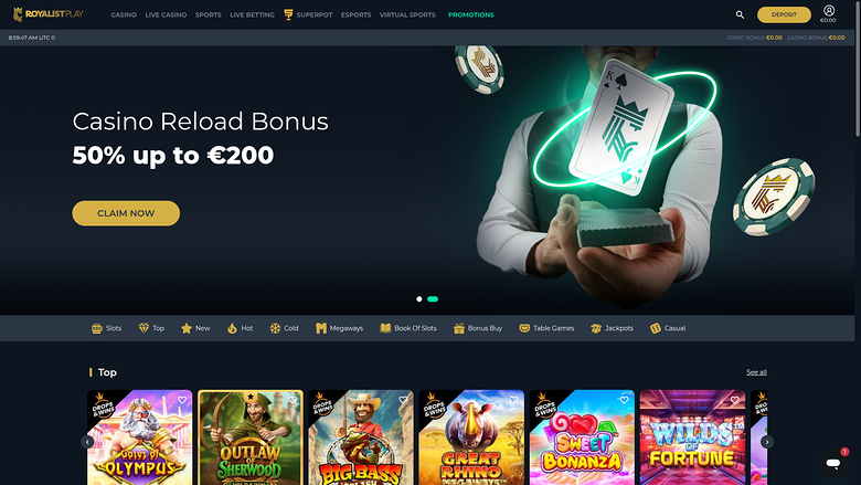 Royalist Play Casino — Homepage