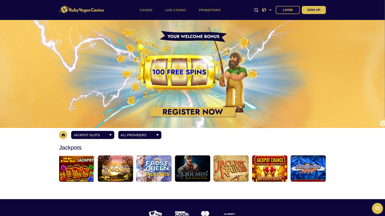 Ruby Vegas Casino — Jackpot games