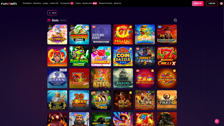 Run4Win Casino — Games lobby