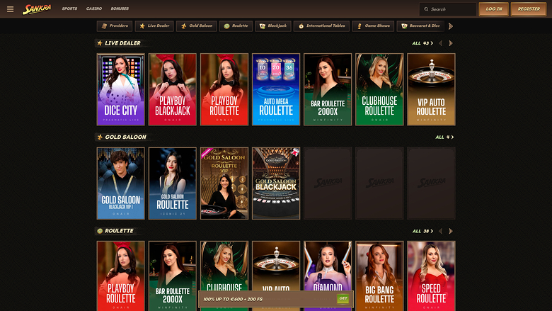 Sankra Casino — Livedealer