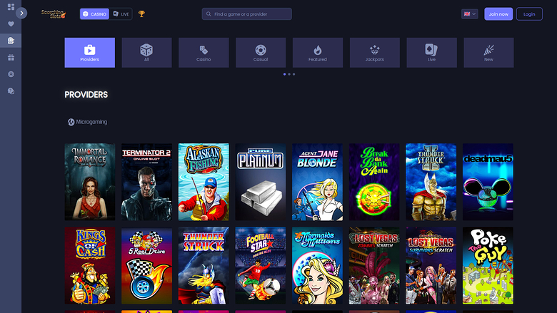 Scorching Slots Casino — Games by studio