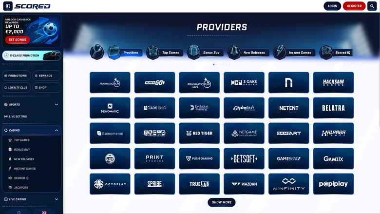 Scored Casino — Developers