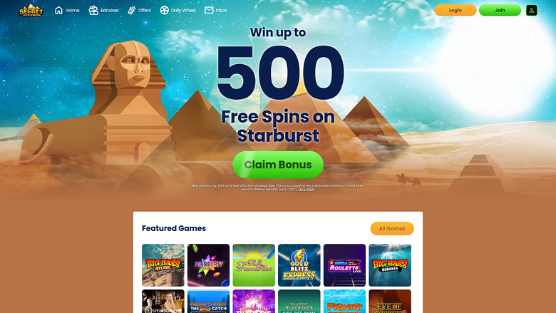 Secret Pyramids — Homepage