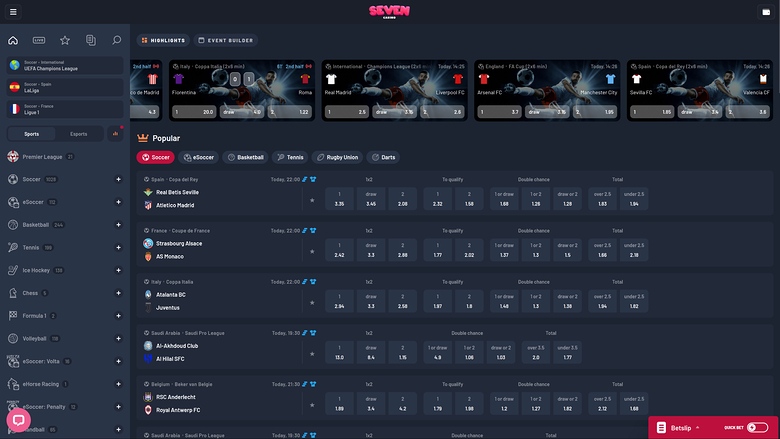 Seven Casino — Sportsbook