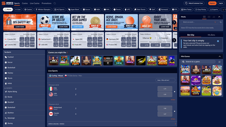 SIA Casino — Sportsbook