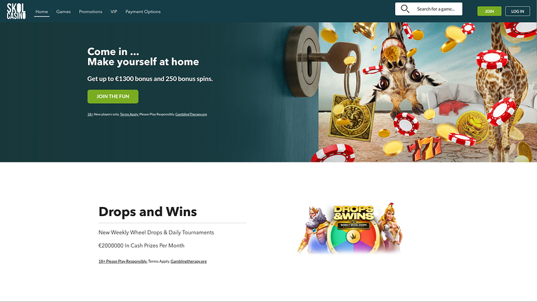 SkolCasino — Homepage