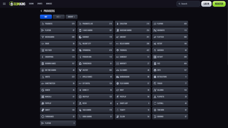 SlimKing Casino — Developers