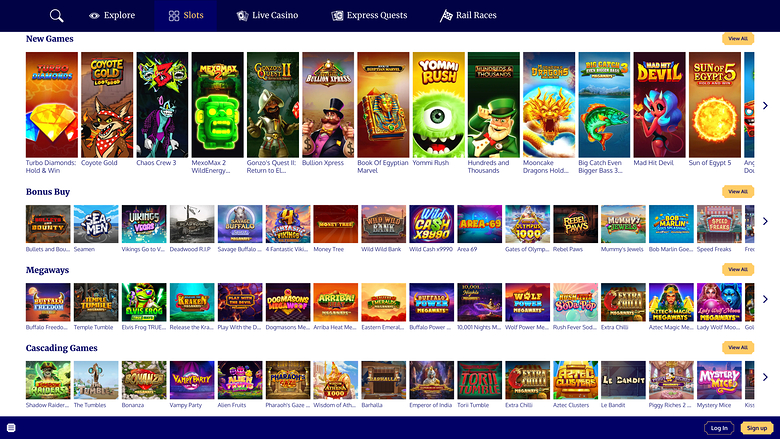Slot Express Casino — Games lobby