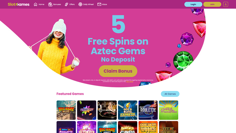 Slot Games Casino — Homepage