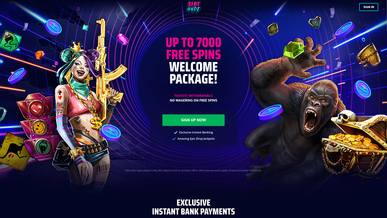 Slot Hype Casino — Homepage