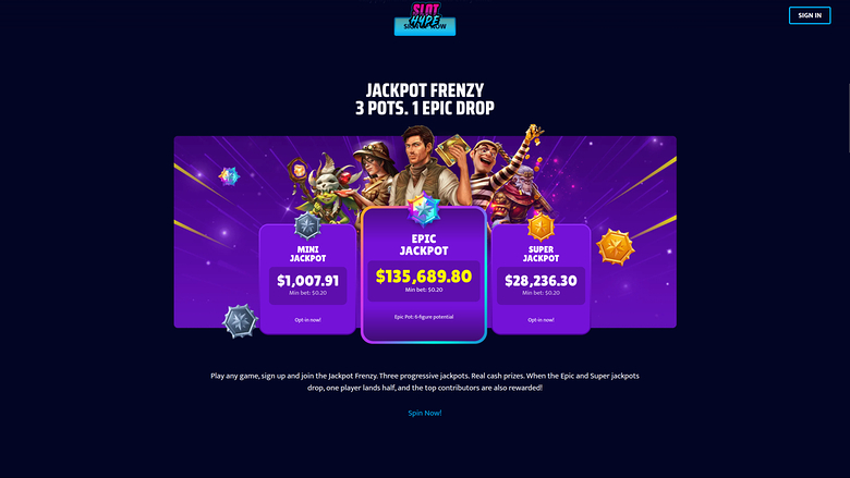 Slot Hype Casino — Jackpot games