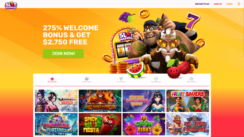 Slot Madness — Homepage