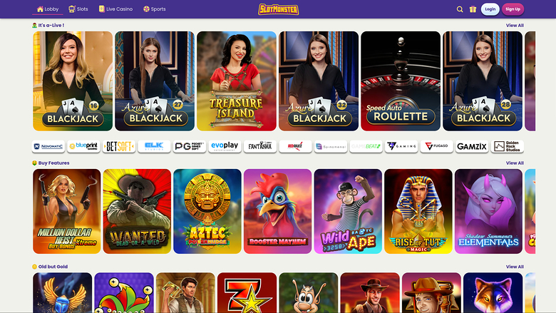 Slot Monster Casino — Games by studio