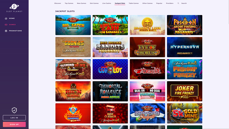 Slot Planet Casino — Jackpot games