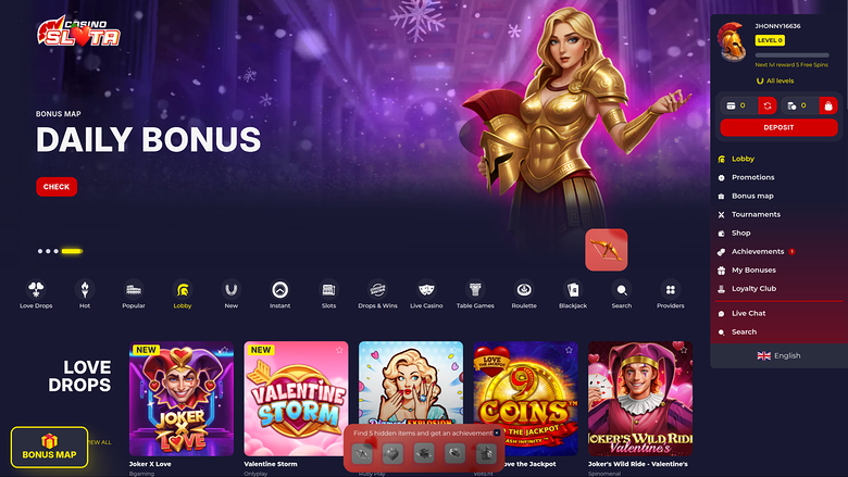 Slota Casino — Homepage