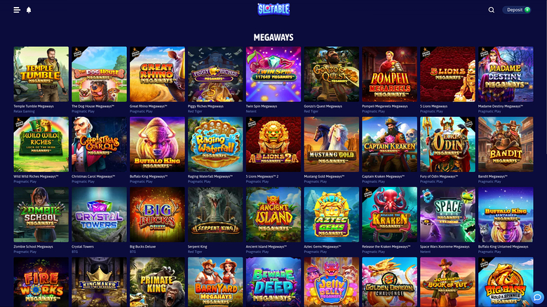 Slotable — Games lobby