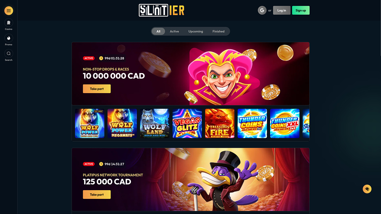 Slotier Casino — Tournaments