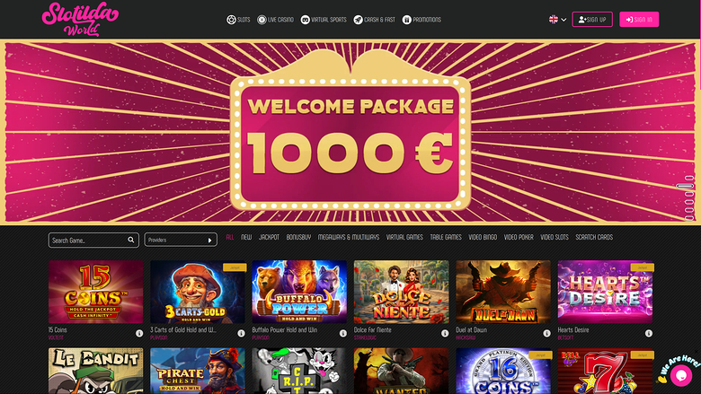 Slotilda World Casino — Homepage